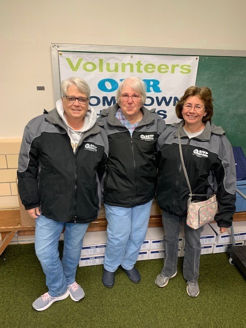 Three longtime Meals on Wheels delivery volunteers
