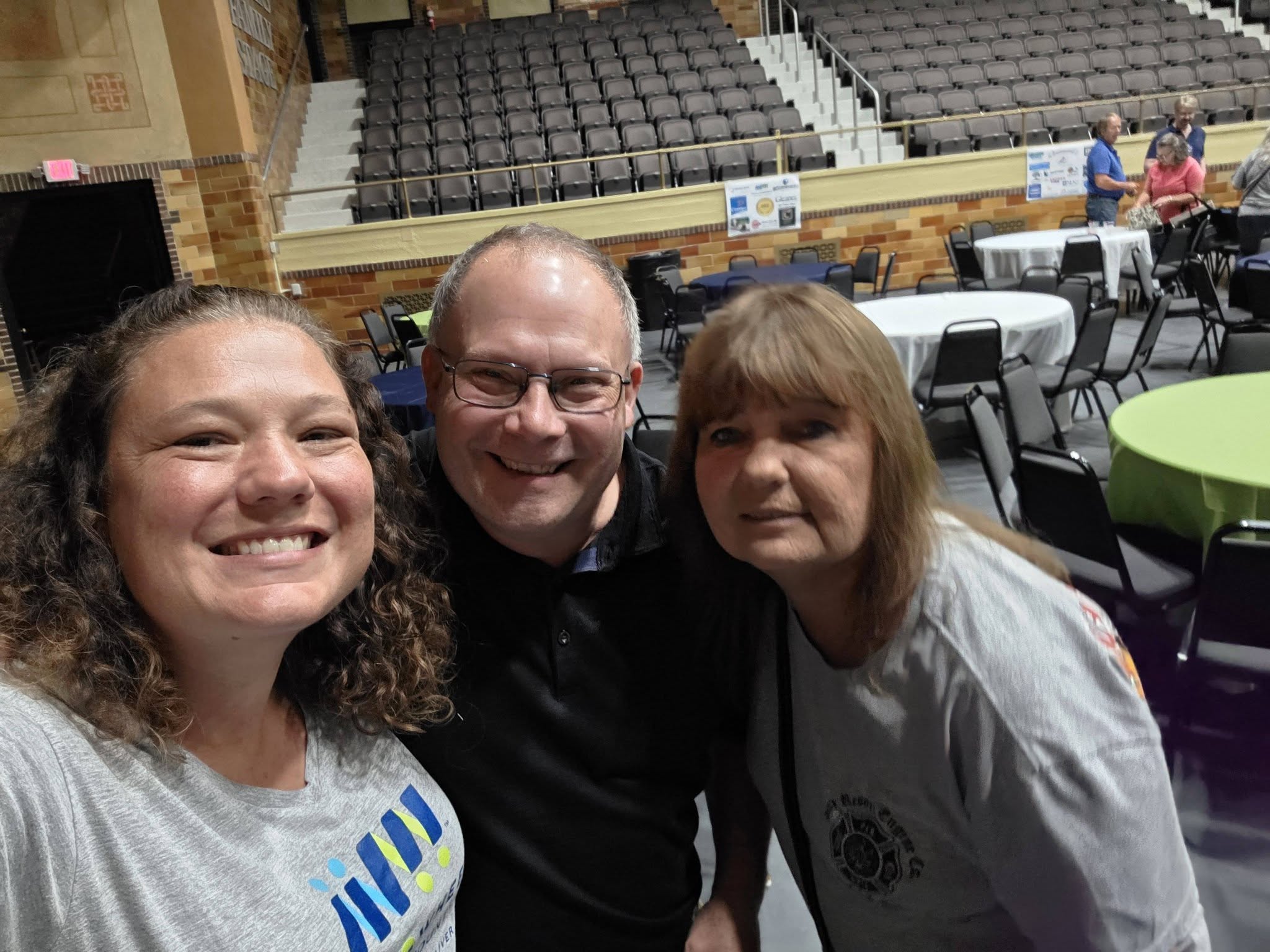 Friends and families at trivia night